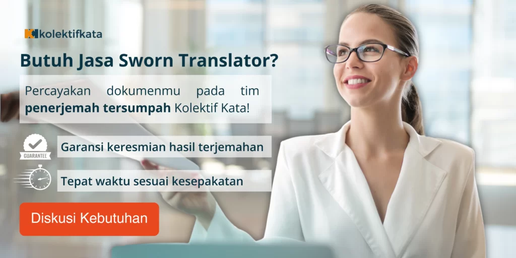 Translate akta kelahiran untuk visa di CV Kolektif Kata