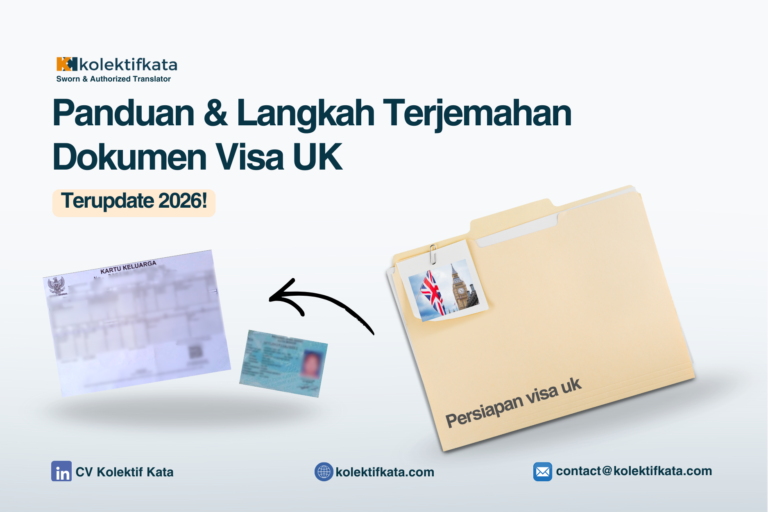 Panduan terjemahan dokumen visa UK