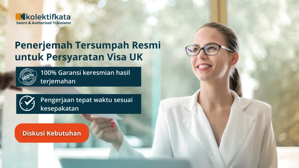jasa penerjemah tersumpah untuk terjemahan visa uk