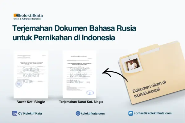 Jasa Terjemahan Dokumen Rusia untuk Pernikahan di Indonesia