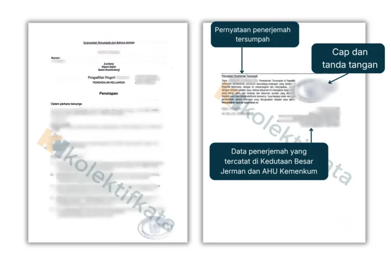 contoh terjemahan penetapan akta perceraian jerman ke bahasa indonesia